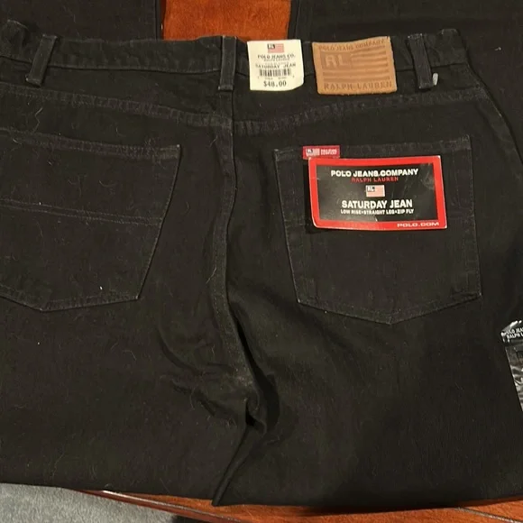 NWT Polo Jeans Company Ralph Lauren Black Saturday Jean 14x31 Vintage - Picture 9 of 16